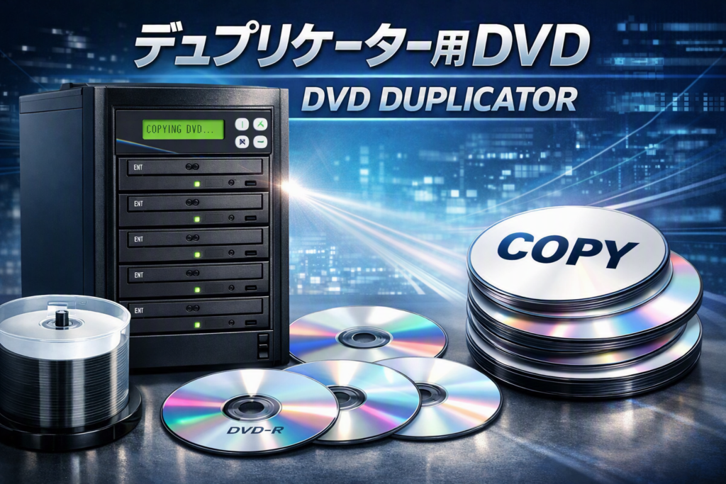 DVDデュプリケーターのドライブ選択解説　オフィスプロMAYU
