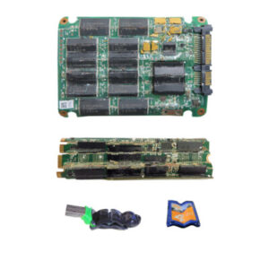 手動式フラッシュバーガー FLPN-01 破壊可能媒体SSD、M.2SSD、SDカード、CFカード、USBカード、FD、MD 破壊後の状態